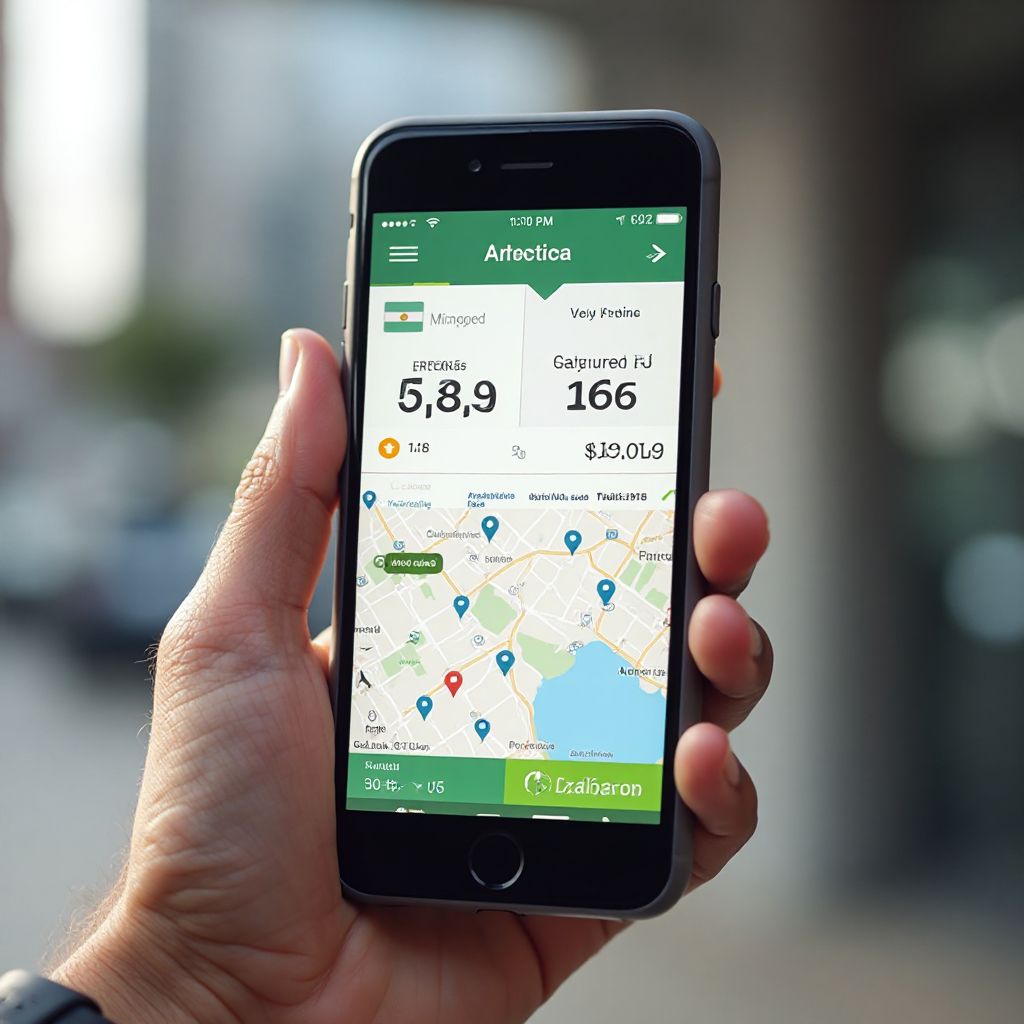 Aplicación móvil de GeoArgentina